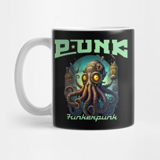 PUNK Metal Octopus Mug